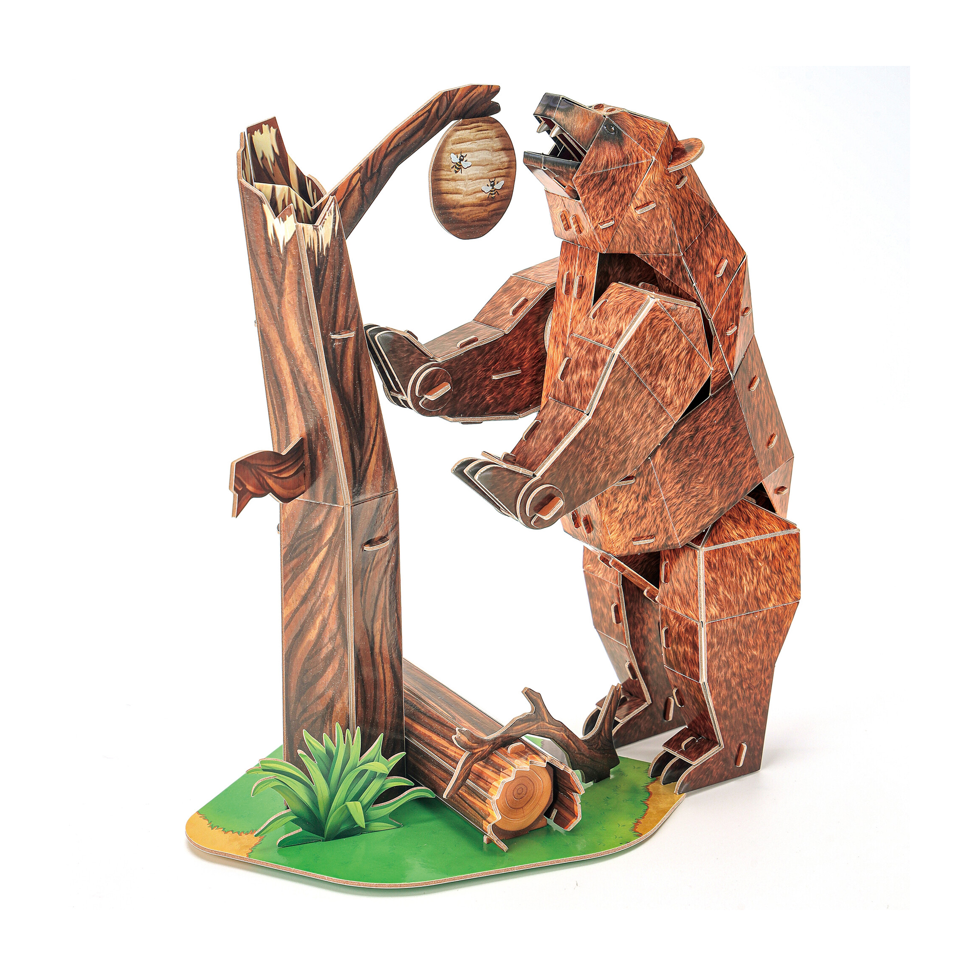 cubicfun-wild-animals-brown-bear-ds1096h-3d-puzzle-tier image 2