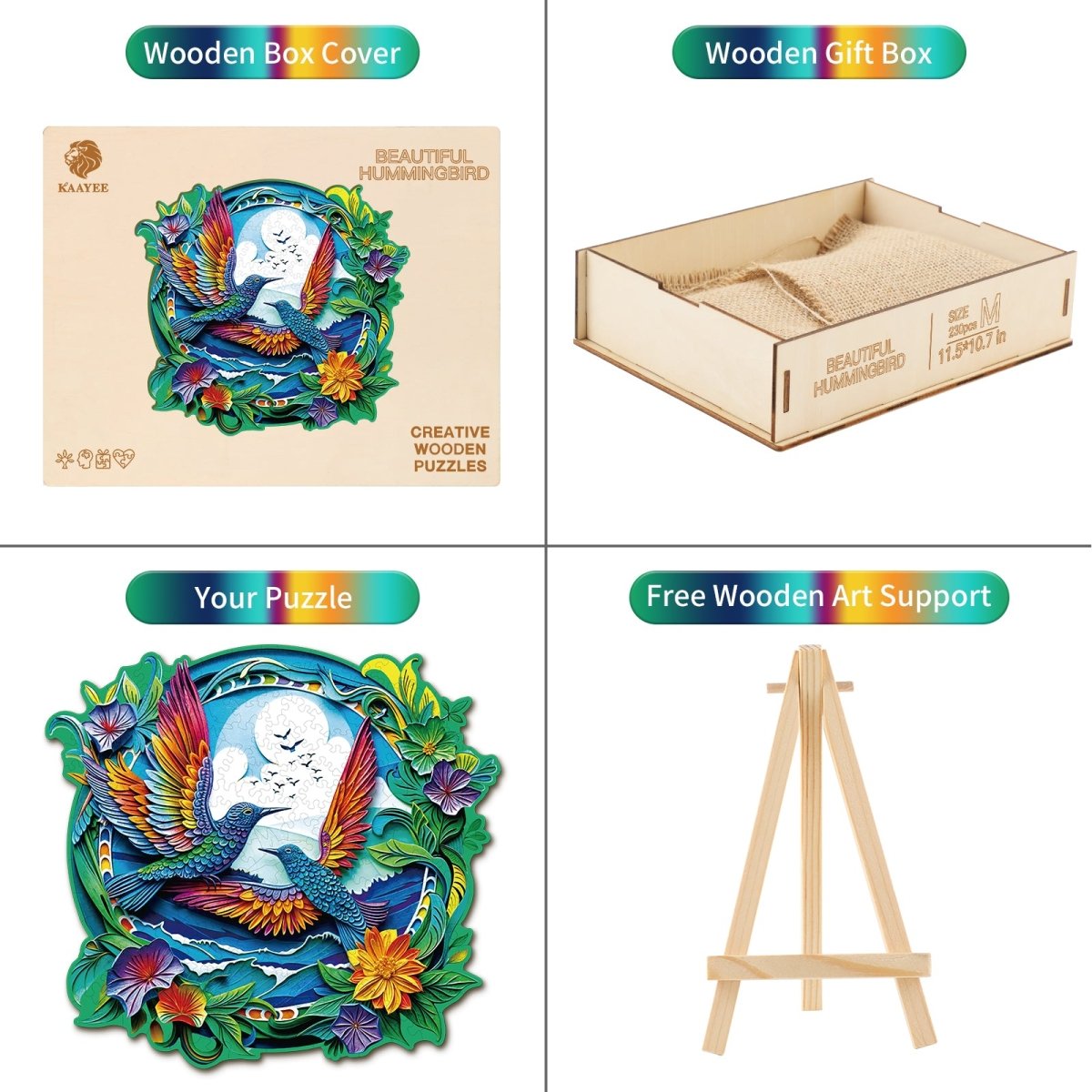 kaayee-hummingbird-holzpuzzle-medium-fan-favorite image 3