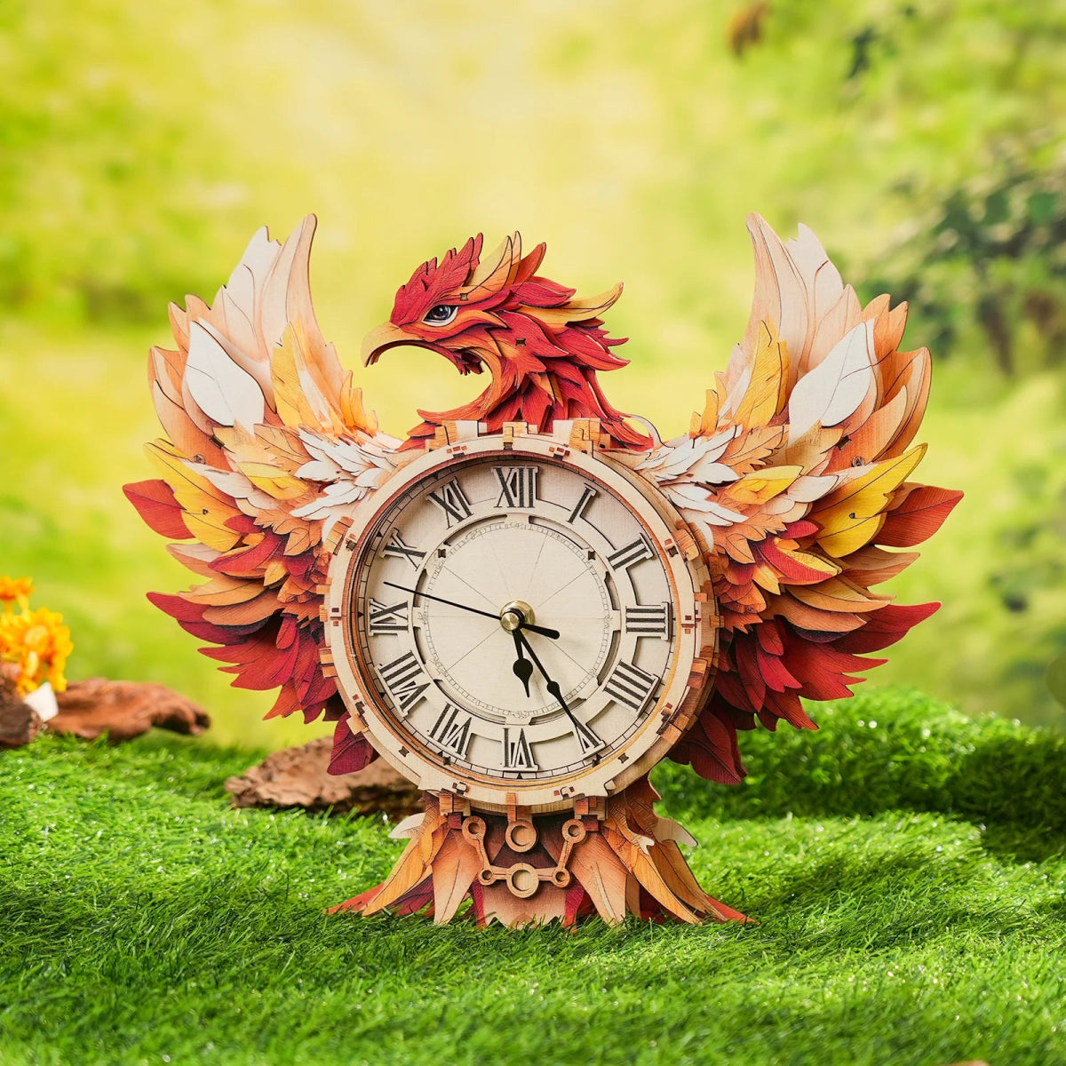 kaayee-clock-kit-phoenix-holzuhr-mit-pendel image 2