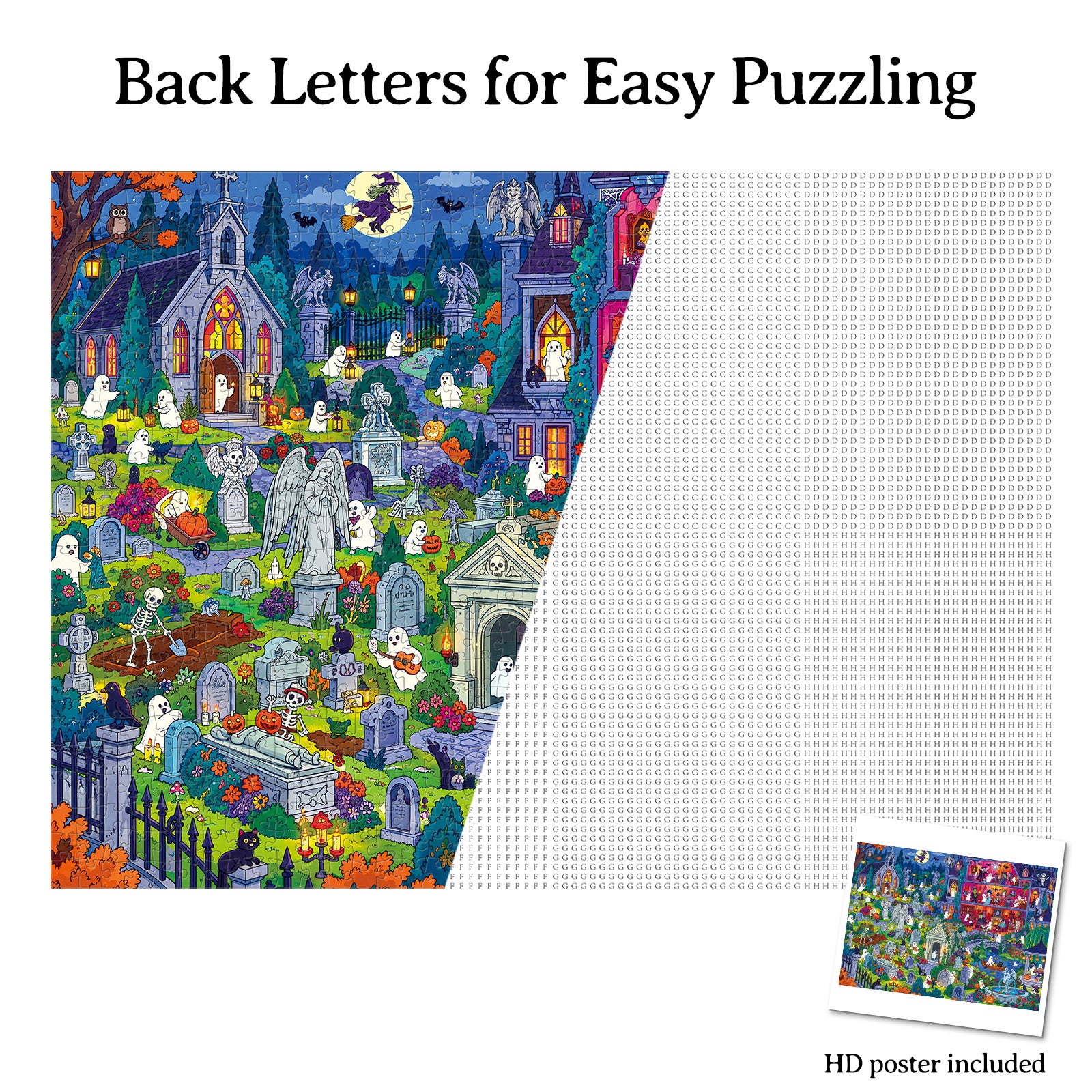kaayee-cardboard-ghost-manor-1000-teile-puzzle-eco-white-board image 8
