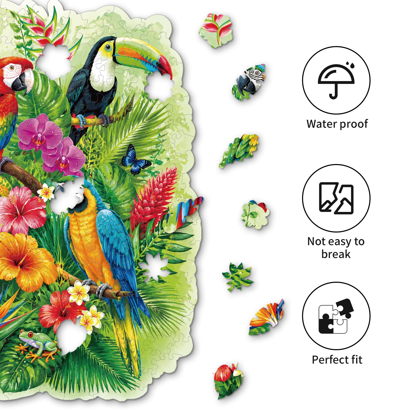 kaayee-tropical-rainforest-blooms-holzpuzzle-medium-blumen image 2