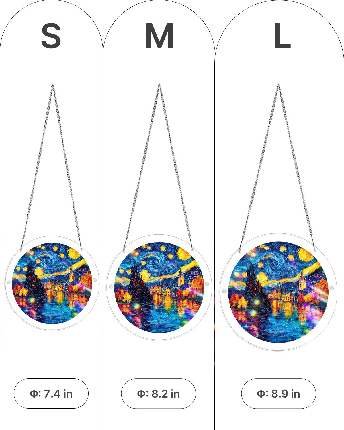 kaayee-suncatcher-starlit-village-acrylpuzzle-fensterbild-large image 5