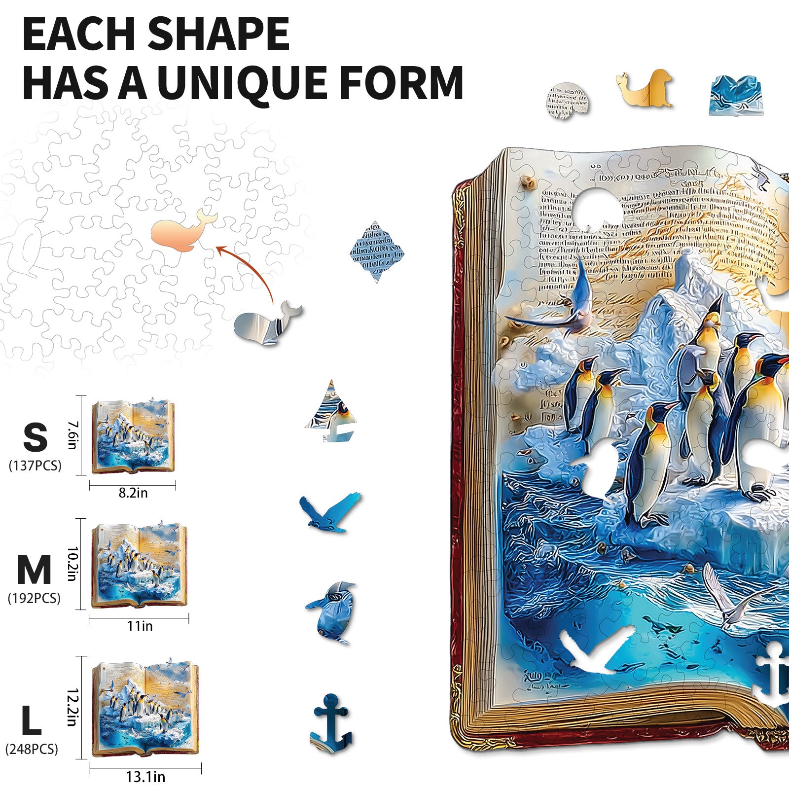 kaayee-wooden-puzzle-penguins-frozen-tale-holzpuzzle-medium-pinguin image 3