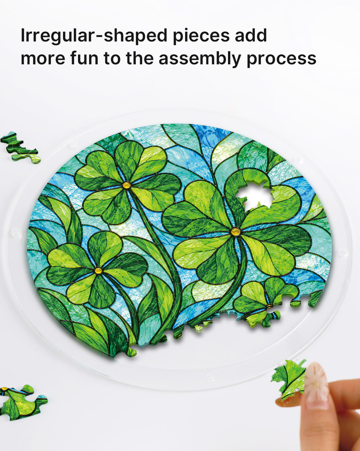 kaayee-lucky-clover-suncatcher-kleeblatt-medium image 2