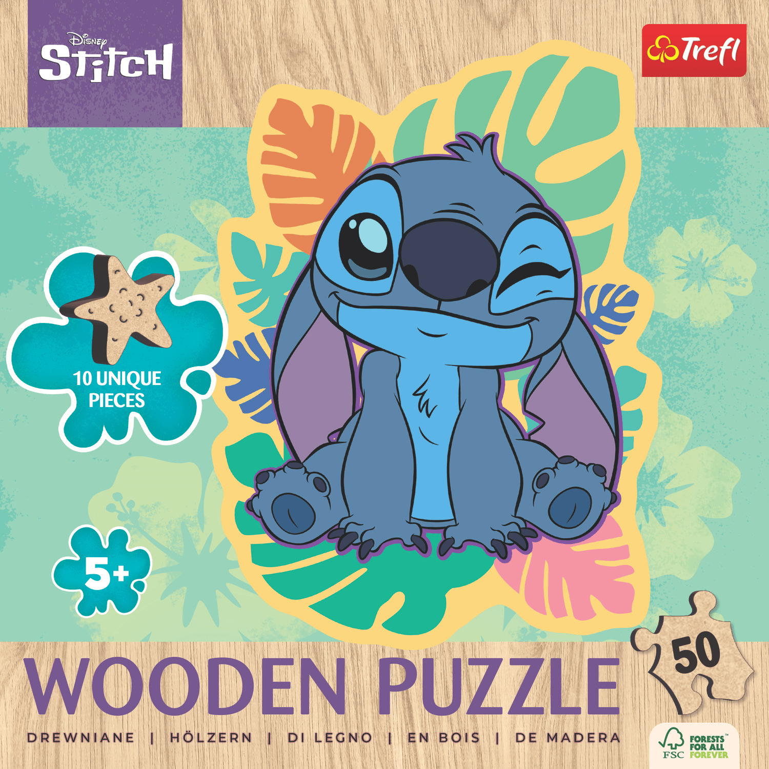 magicholz-disney-lilo-stitch-happy-holzpuzzle-50-teile image 4