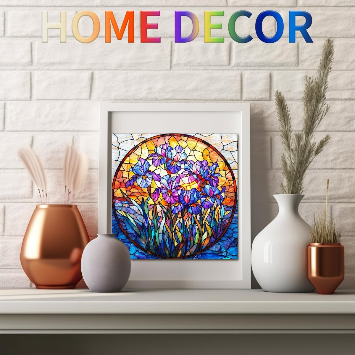 kaayee-iris-holzpuzzle-medium-glasmalerei-lila-bl-ten image 8