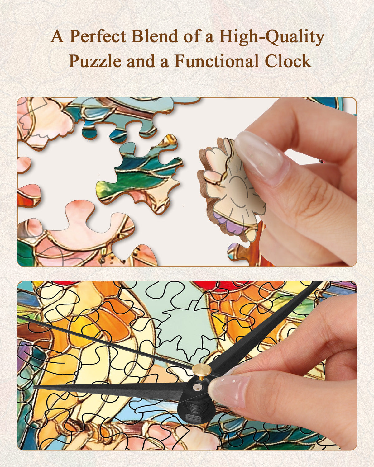 kaayee-clock-kit-hummingbird-garden-holzuhr-mit-pendel image 5