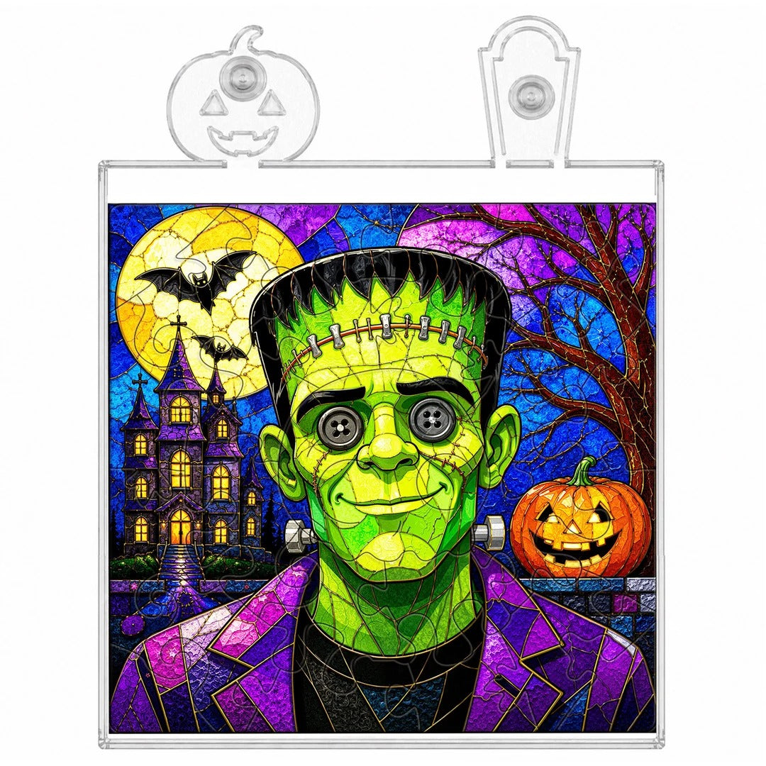 kaayee-halloween-frankenstein-nachtlicht-holzrahmen image 5