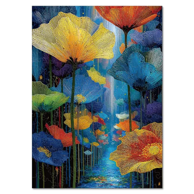 kaayee-wooden-puzzle-floral-dreamscape-holzpuzzle-medium image 1