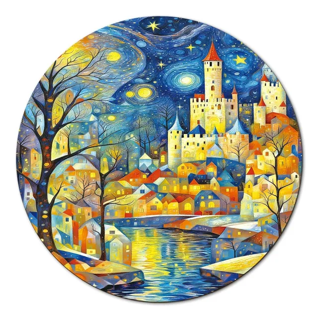 kaayee-starry-night-castle-puzzle-1000-teile-standard image 1