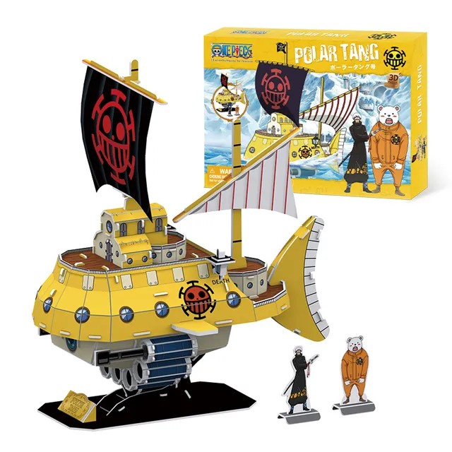 cubicfun-pirates-ds1028h-polar-tang-3d-puzzle-schiff-schwarz image 1