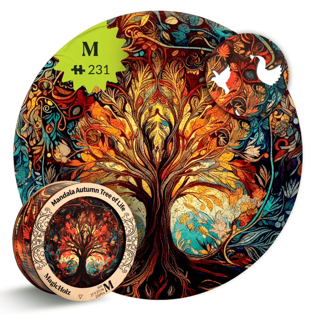 magicholz-herbstbaum-des-lebens-holzpuzzle-tree-of-life image 1
