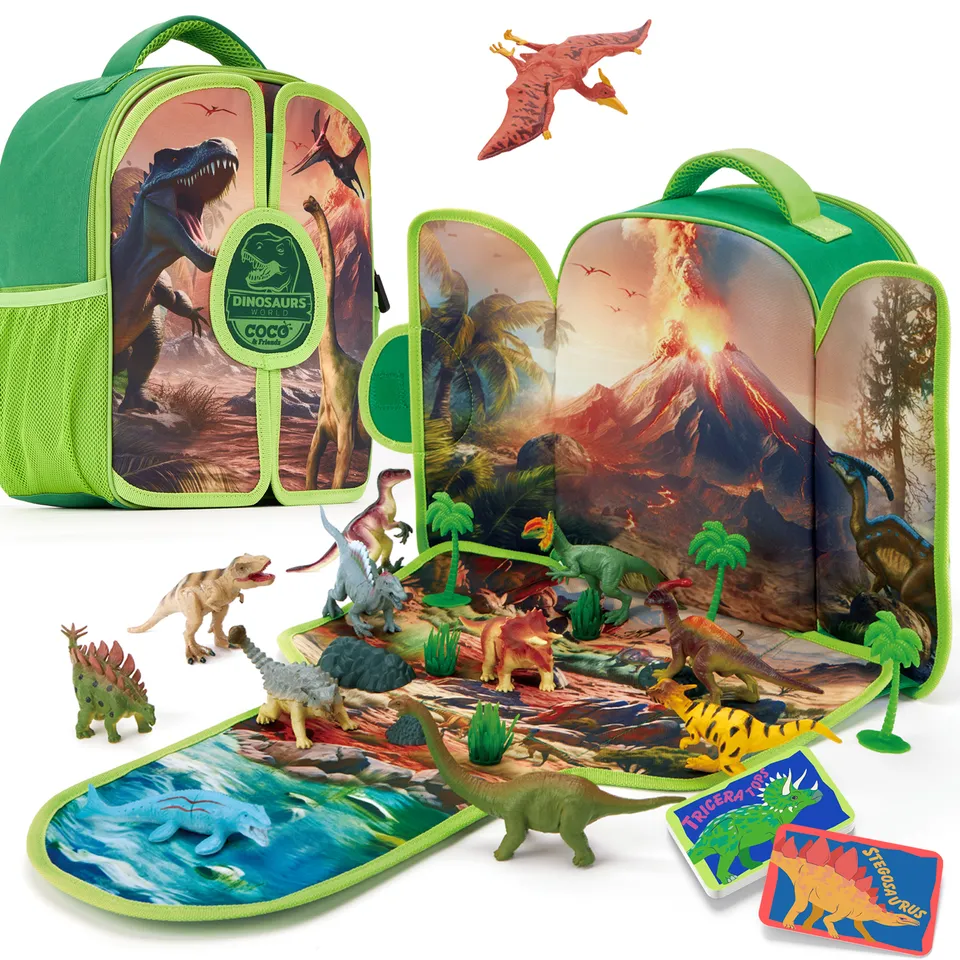 cubicfun-wild-life-dbt001-dinosaurier-rucksack-3d-puzzle-set image 1