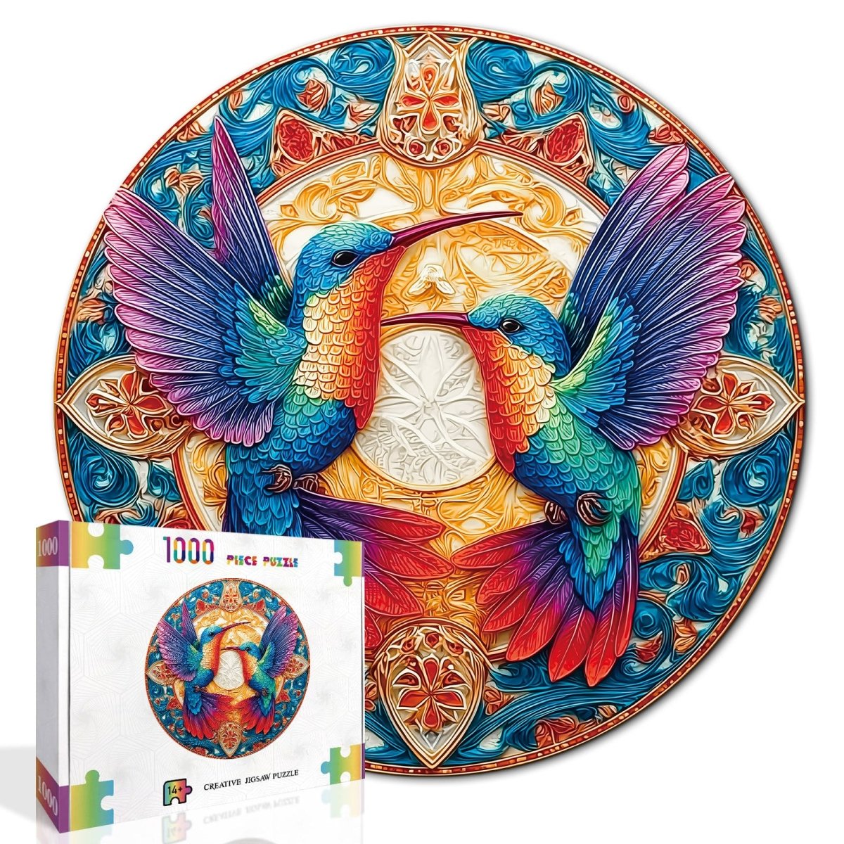 kaayee-sacred-wings-kartonpuzzle-1000-teile-eco-white-board image 2