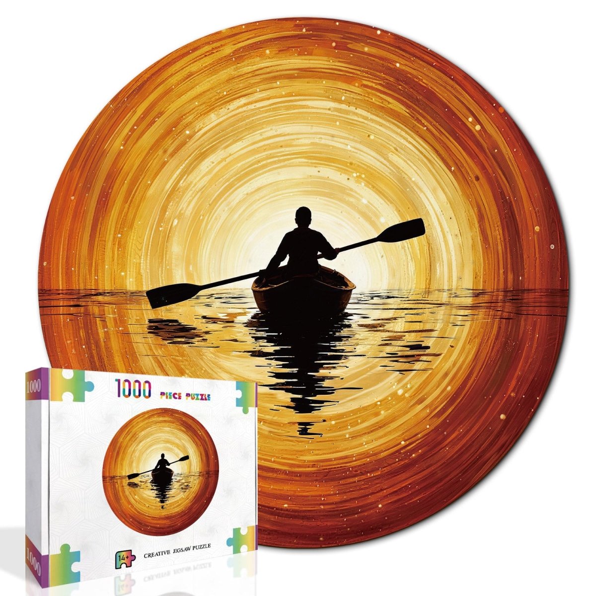 kaayee-cardboard-puzzle-chasing-the-light-1000-teile-standard image 2
