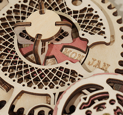 magicholz-zodiac-wanduhr-kalender-holzbausatz-mit-quarzuhr image 2