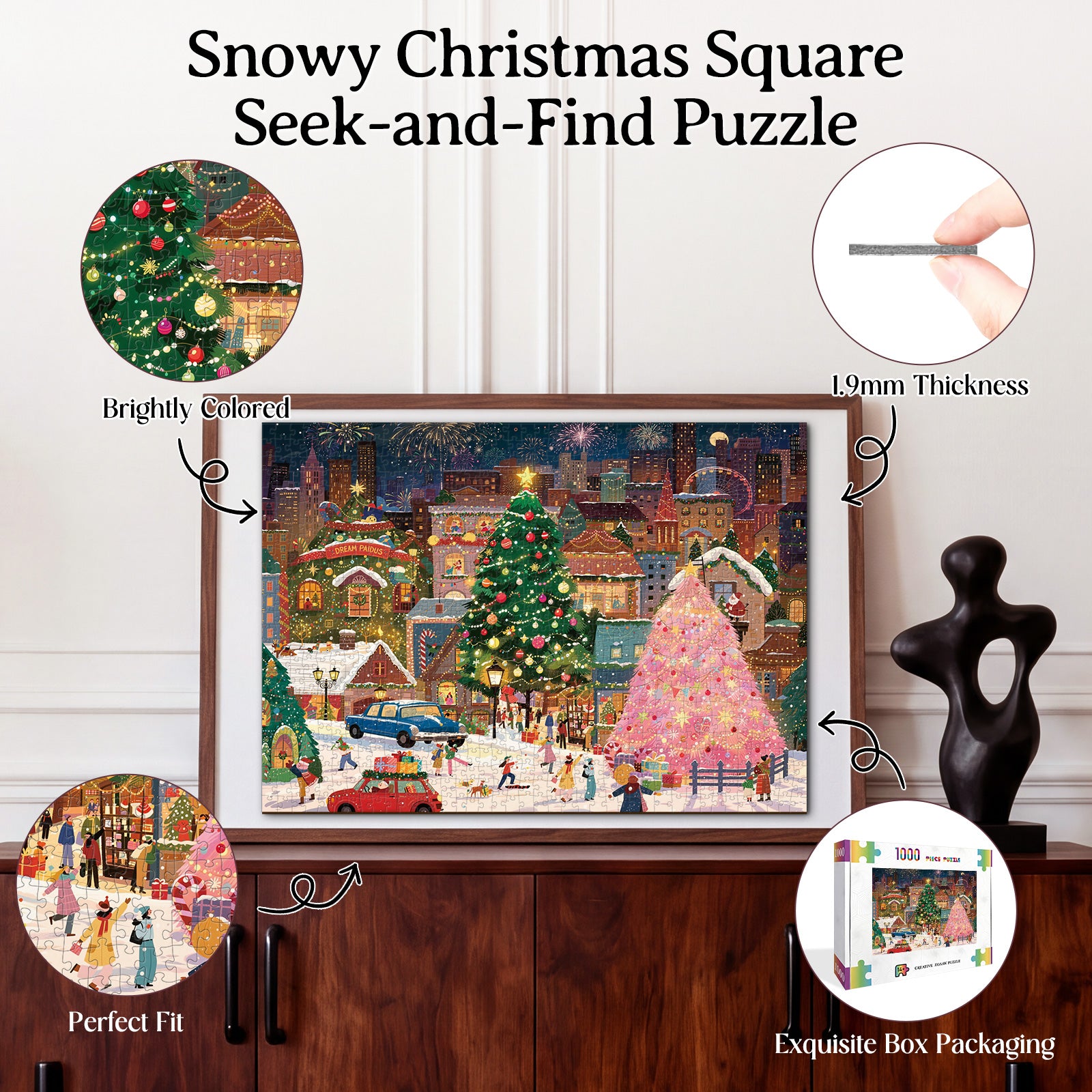 kaayee-snowy-christmas-square-puzzle-1000-teile-standard image 3