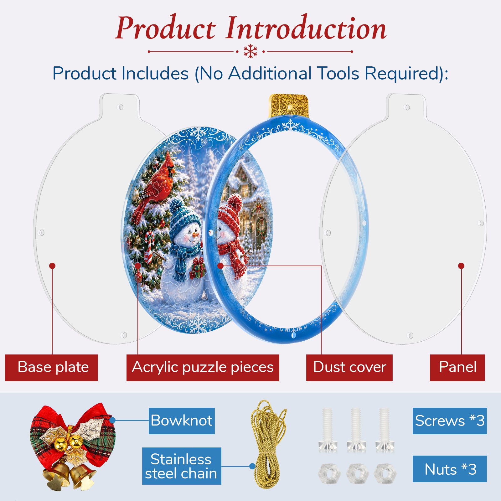 kaayee-suncatcher-puzzle-snowman-friends-acryl-mini image 8