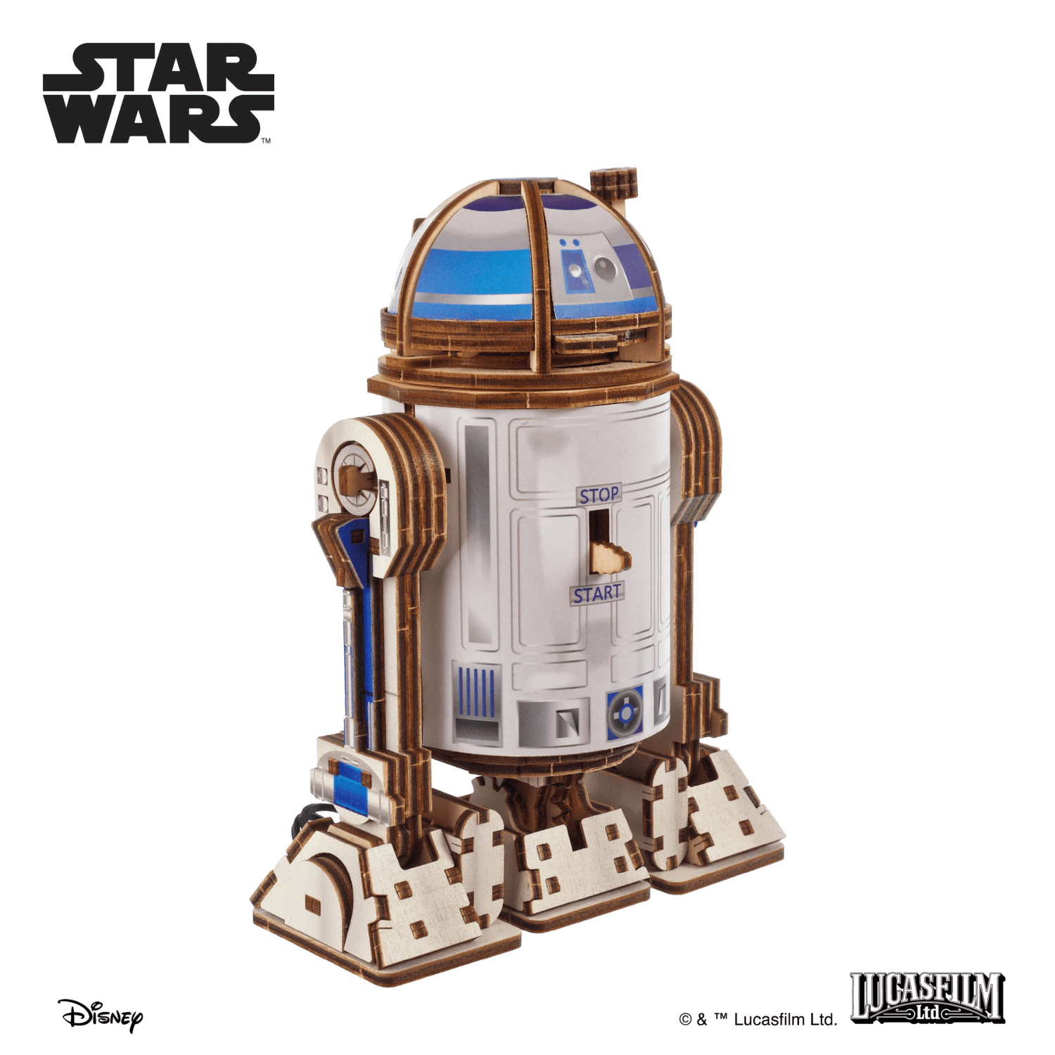 magicholz-mechanischer-bausatz-r2-d2-holzmodell-mit-projektor image 6
