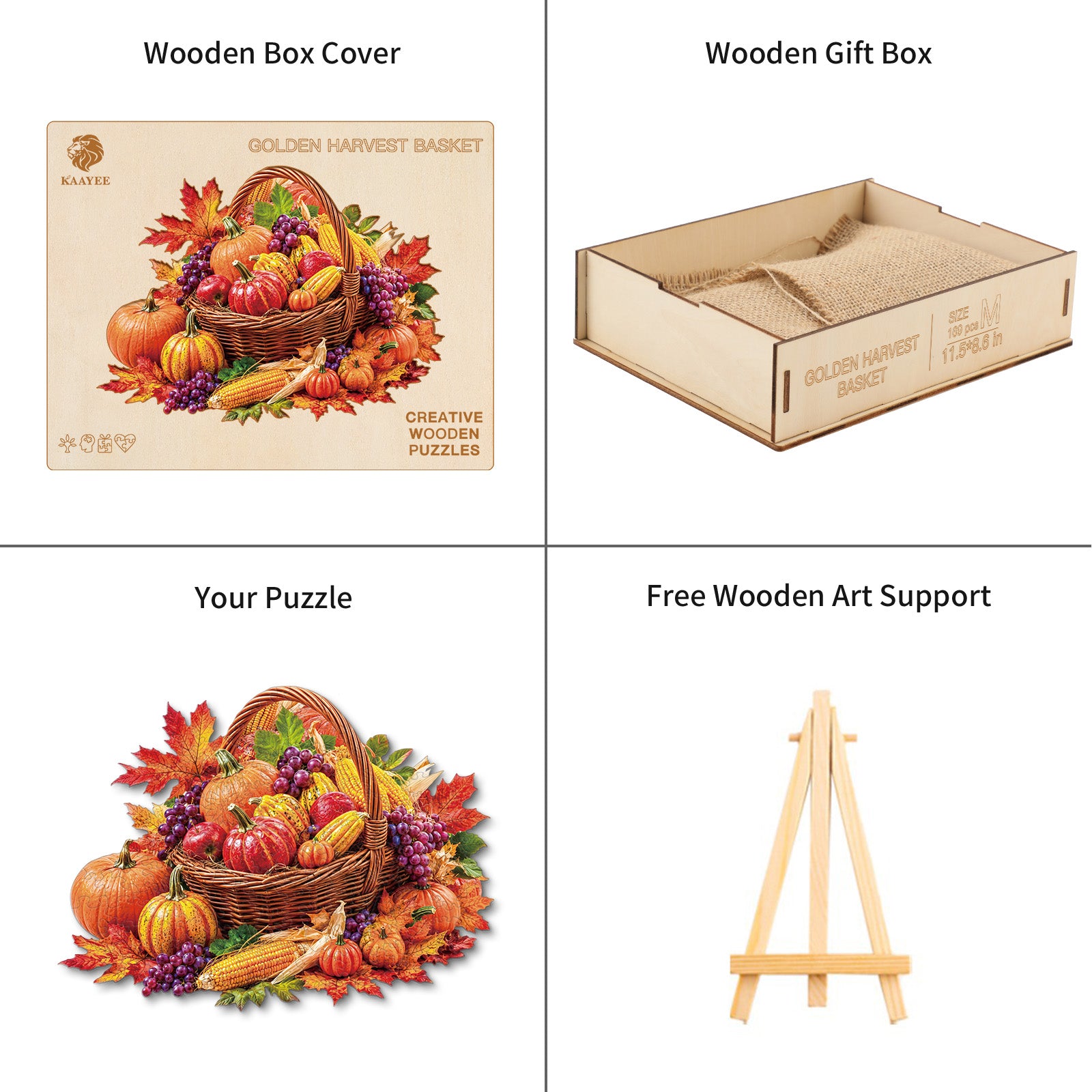 kaayee-wooden-puzzle-golden-harvest-basket-holzpuzzle-herbst-m image 4
