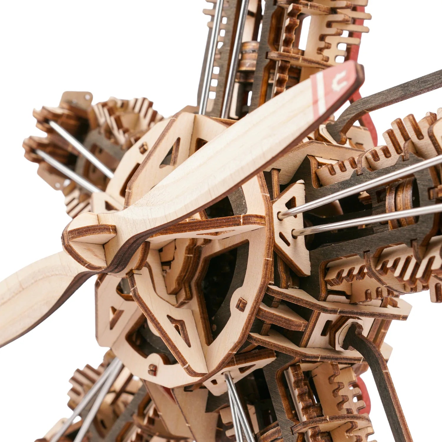 magicholz-mechanischer-bausatz-r-5-flugzeugmotor-holz-470-teile image 3