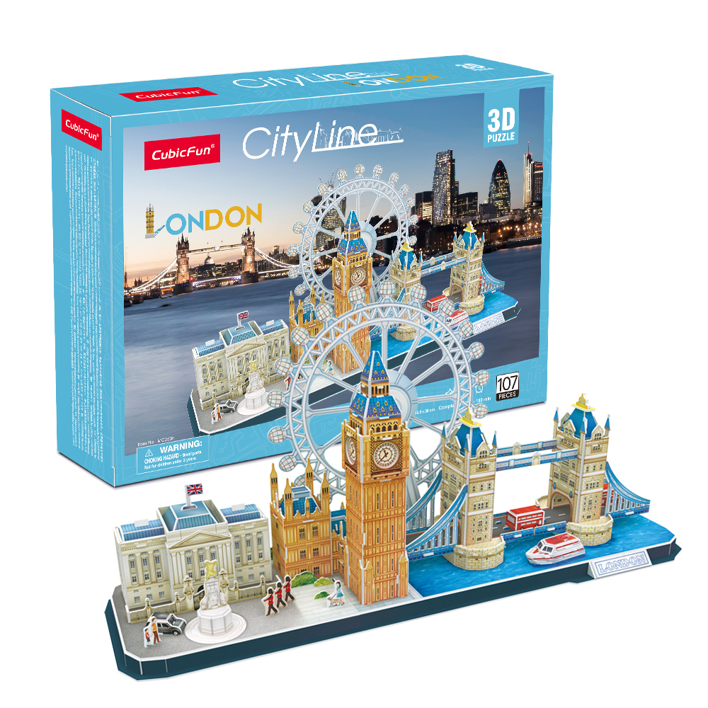 cubic-fun-city-line-mc253h-london-3d-puzzle-skyline image 1
