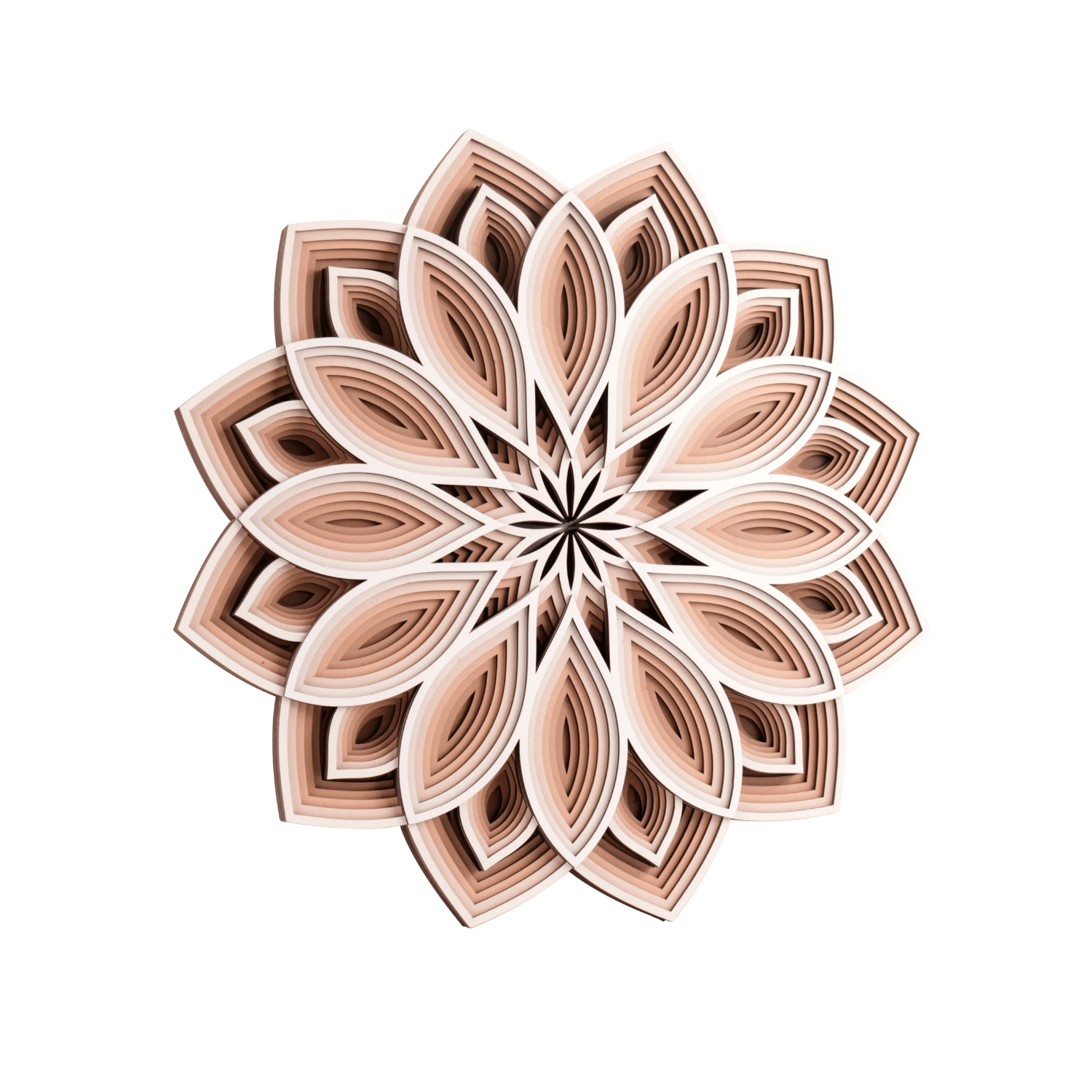 magicholz-wanddeko-lotus-of-eternity-wandbild-42x42-cm-3d image 3