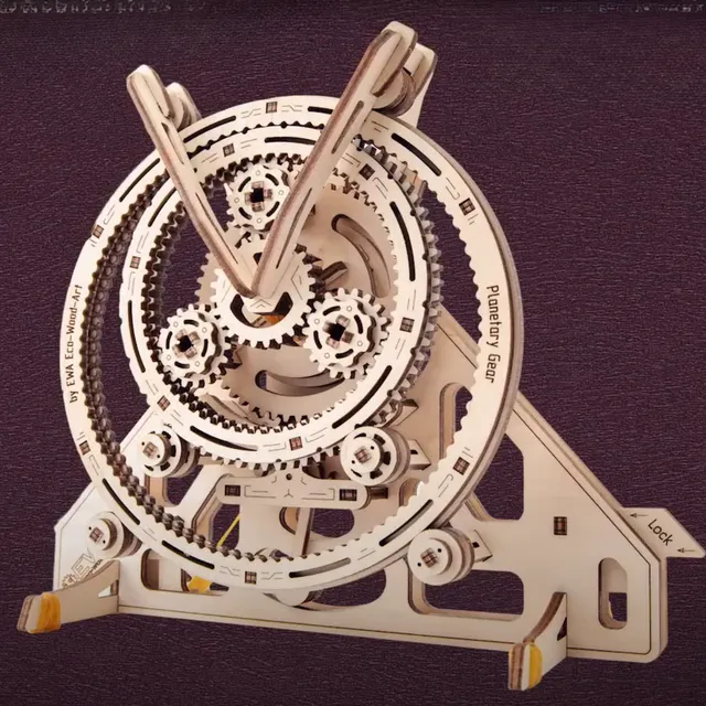 eco-wood-art-planetarisches-getriebe-holzmodell-mechanik-bausatz image 1