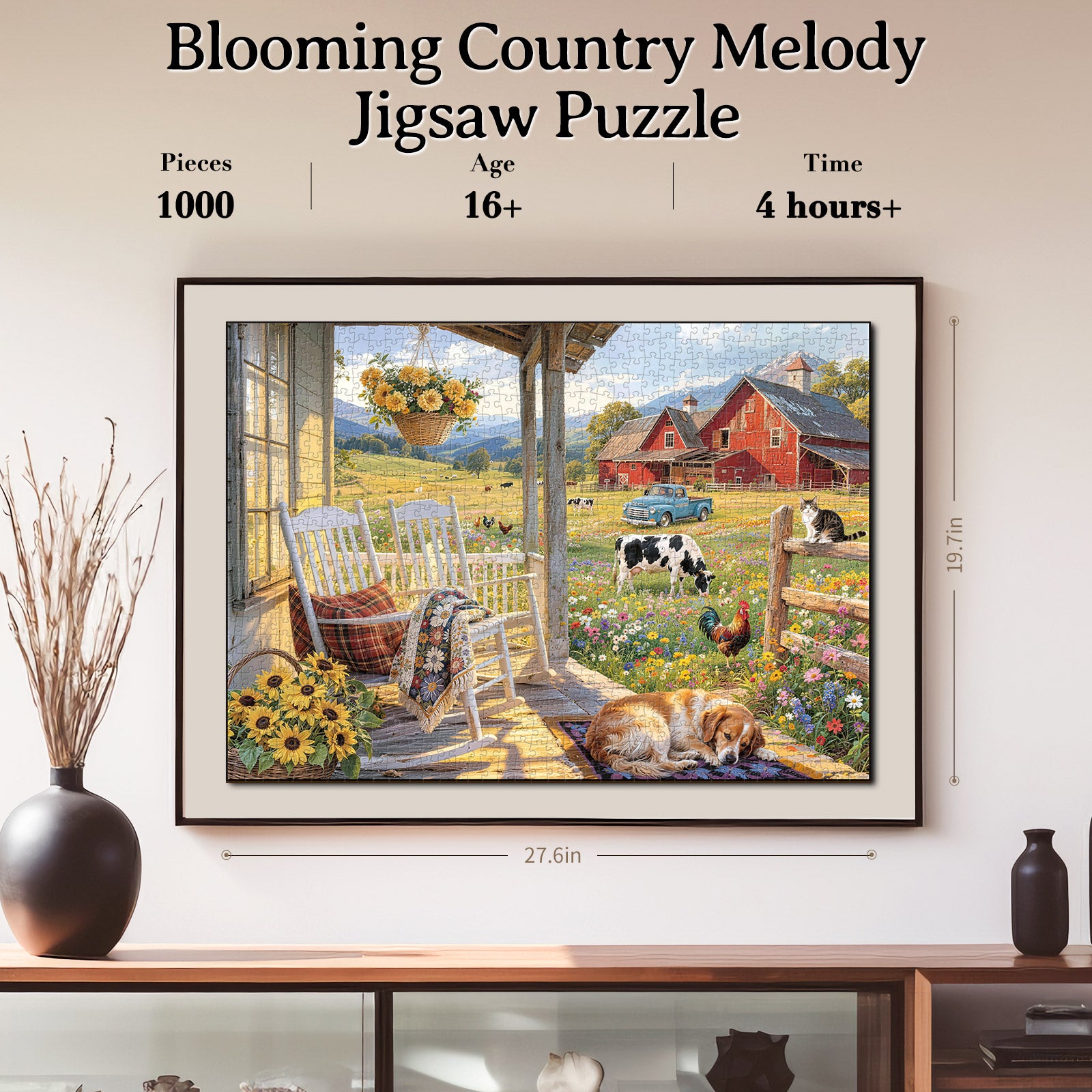 kaayee-1000-teile-puzzle-blooming-country-melody-blumenwiese image 4