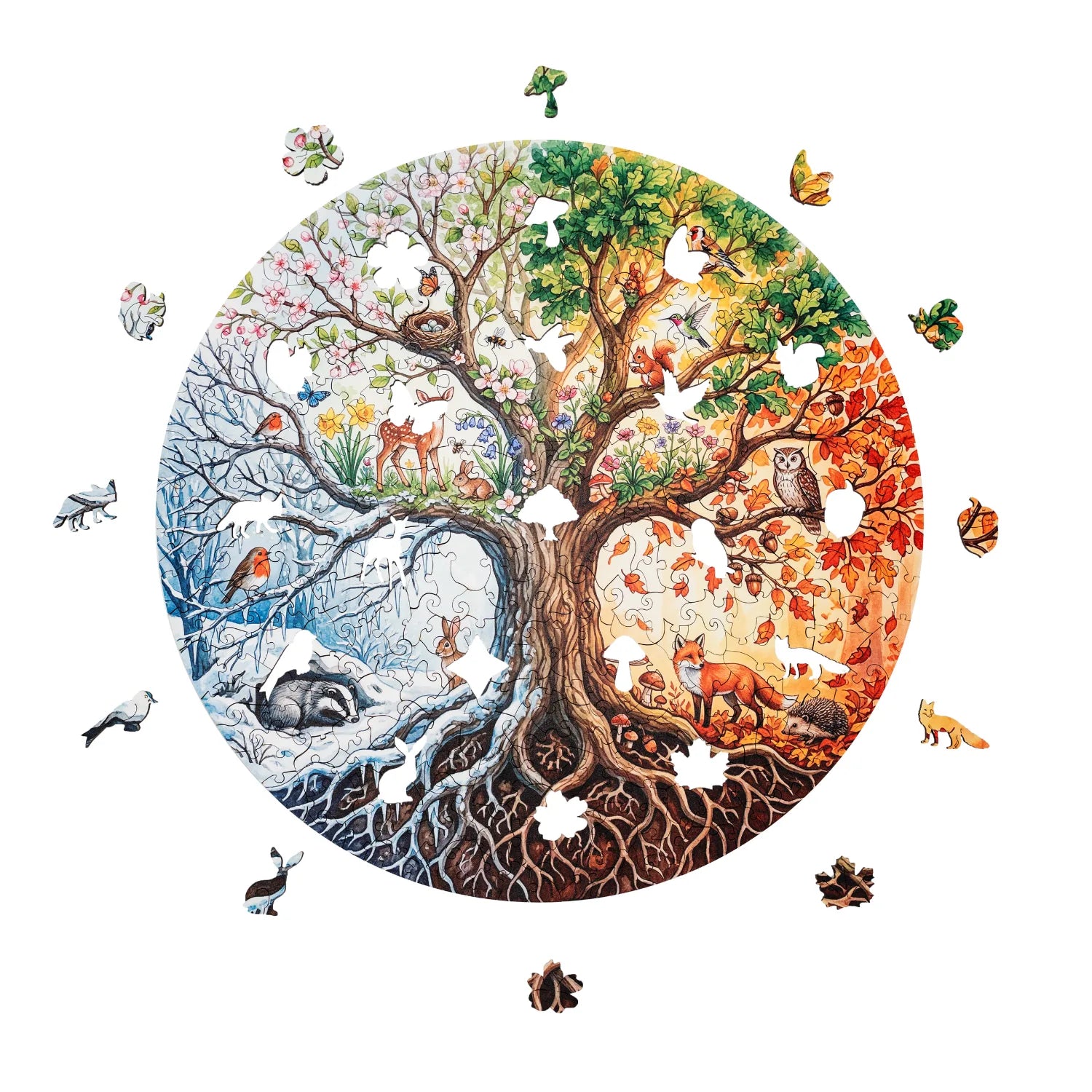 magicholz-holzpuzzle-lebensbaum-der-vier-jahreszeiten-mandala-350-t image 8