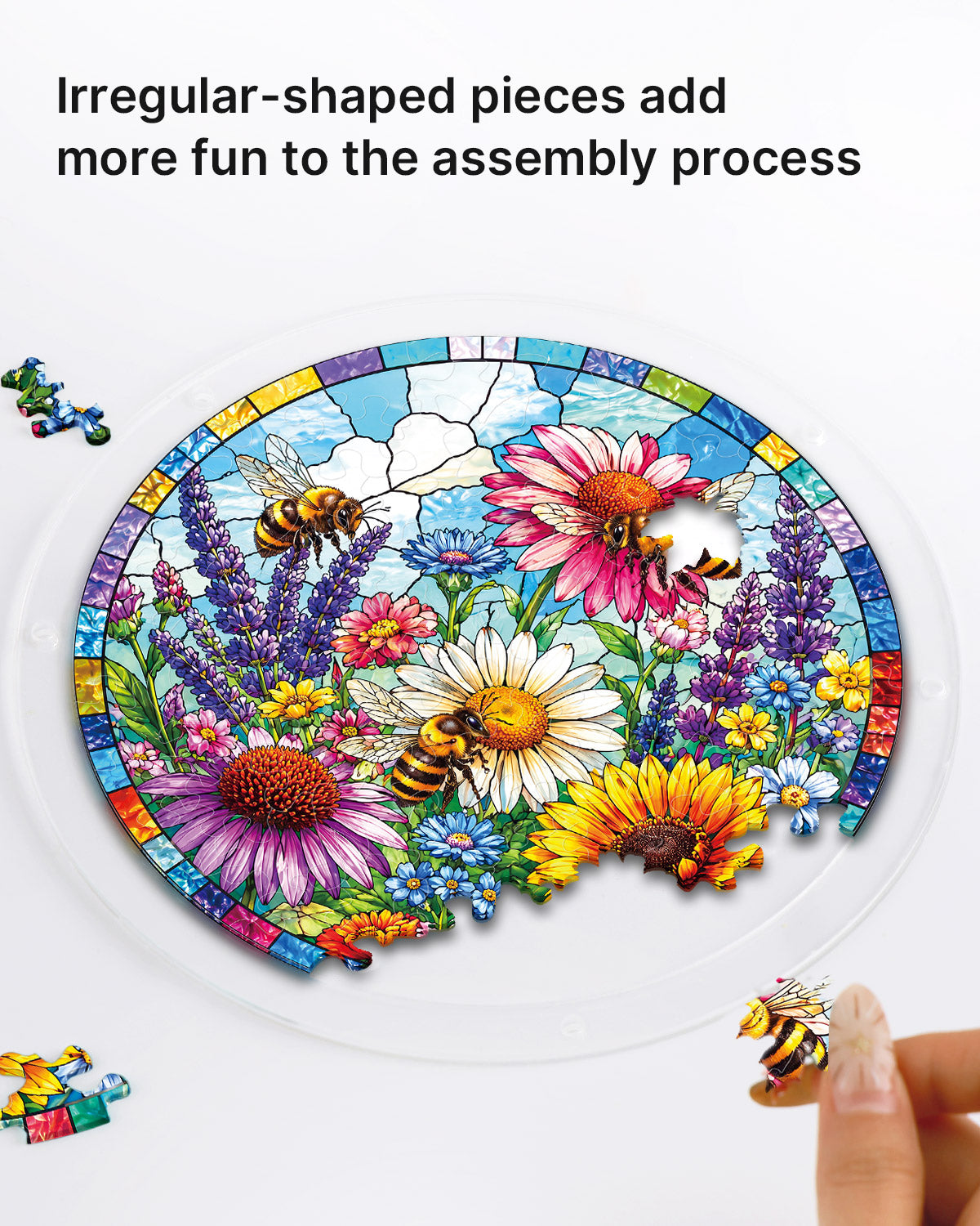 kaayee-suncatcher-puzzle-bee-garden-fensterbild-medium image 2