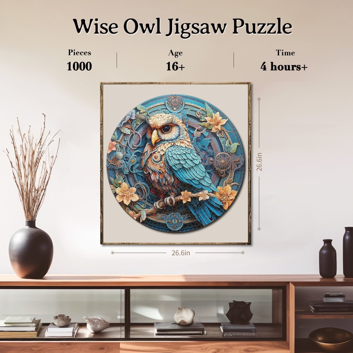 kaayee-cardboard-puzzle-wise-owl-1000-teile-standard image 6