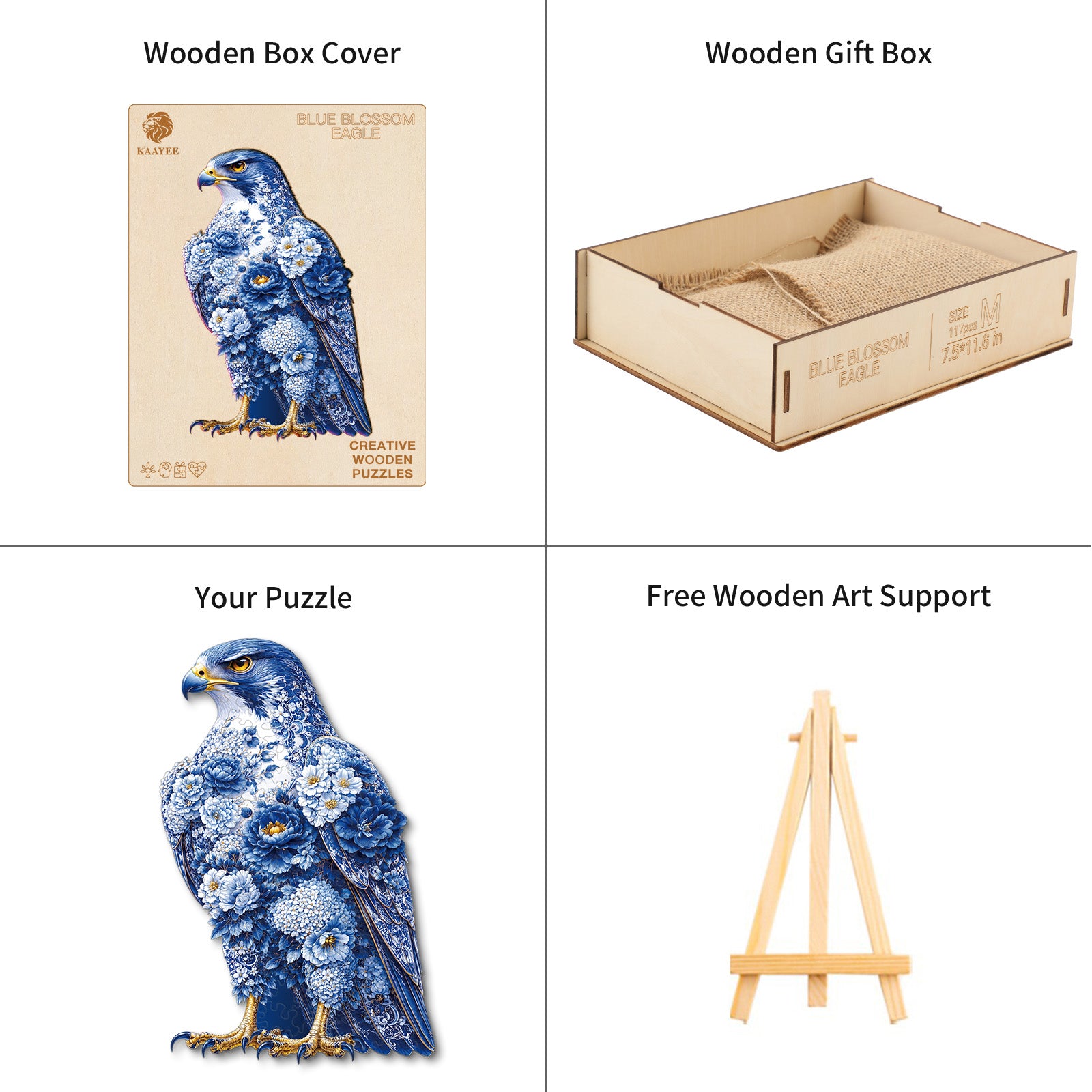 kaayee-blue-blossom-eagle-holzpuzzle-medium-adler image 4