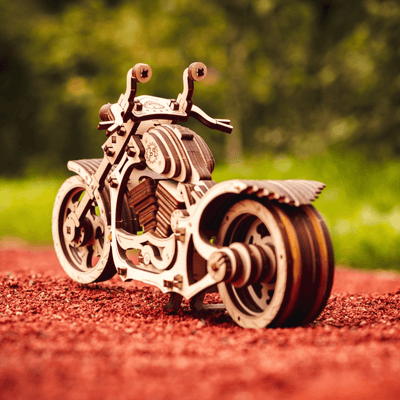 magicholz-mechanischer-bausatz-cruiser-bike-motorrad-mit-gummimotor image 3