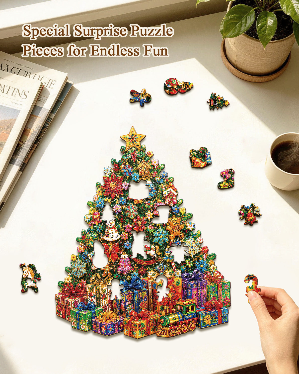 kaayee-christmas-pendeluhr-holzbausatz-uhr-mit-pendel image 2