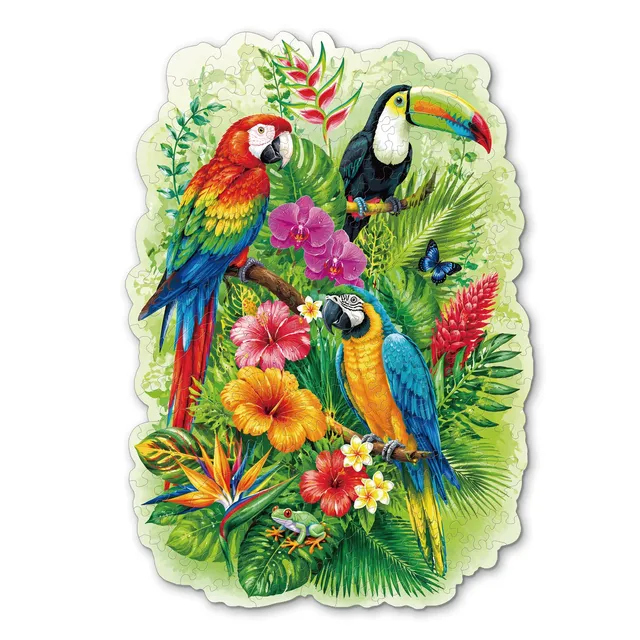 kaayee-tropical-rainforest-blooms-holzpuzzle-medium-blumen image 1