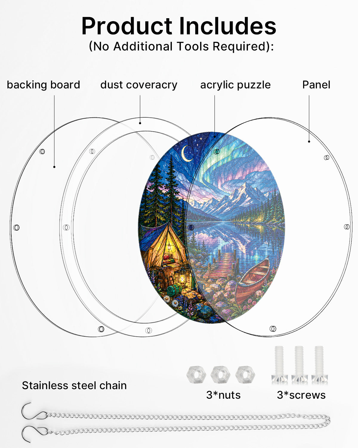 kaayee-suncatcher-puzzle-aurora-lakeside-fensterbild-medium image 6