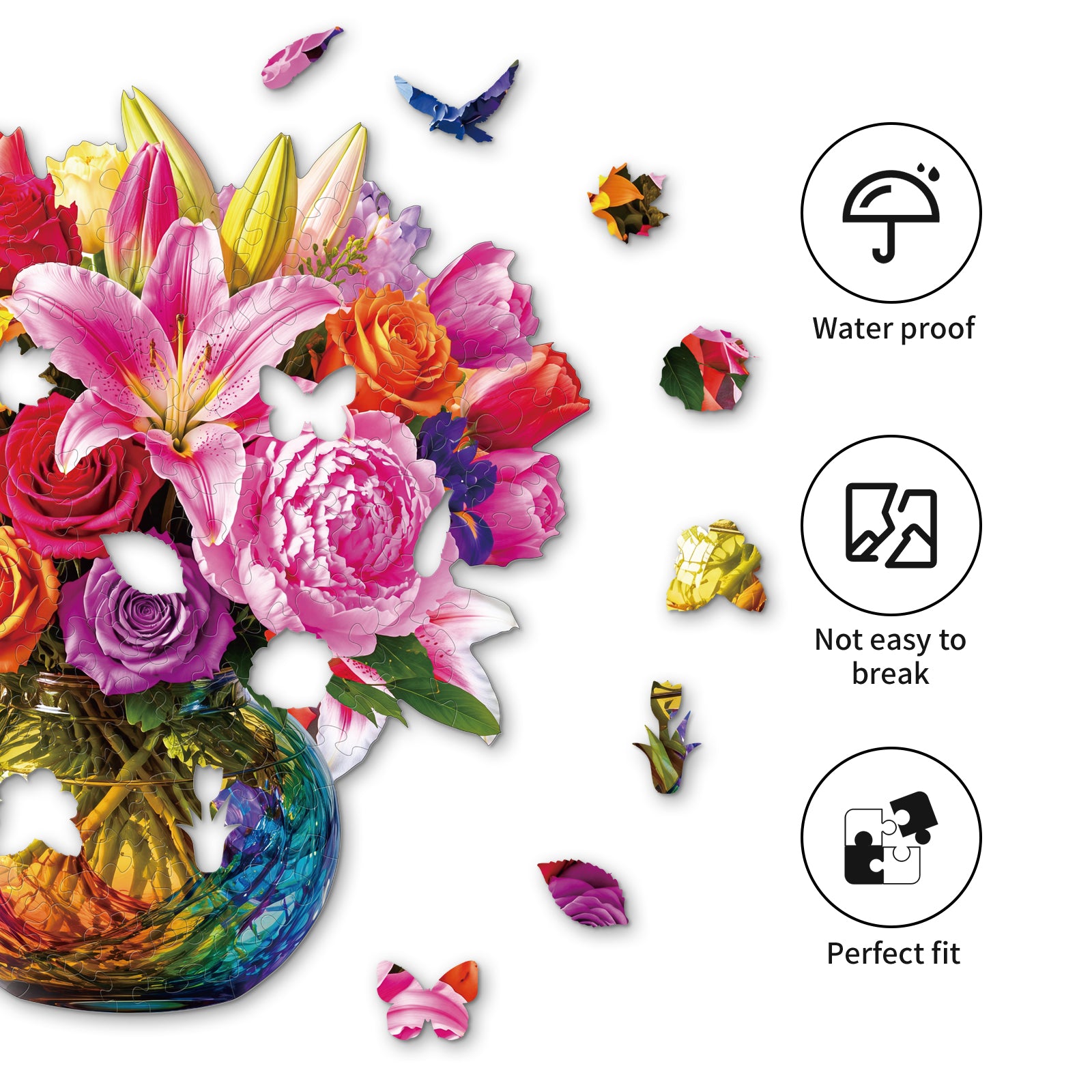 kaayee-wooden-puzzle-rainbow-blooms-holzpuzzle-medium image 2