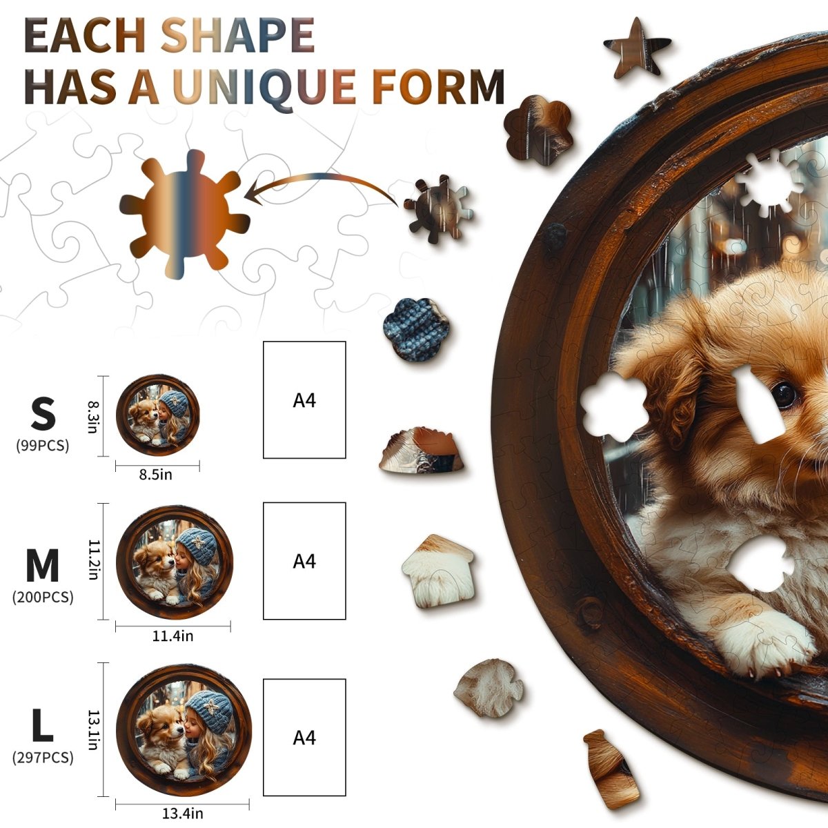 kaayee-hund-und-kind-holzpuzzle-medium-tiermotiv image 5