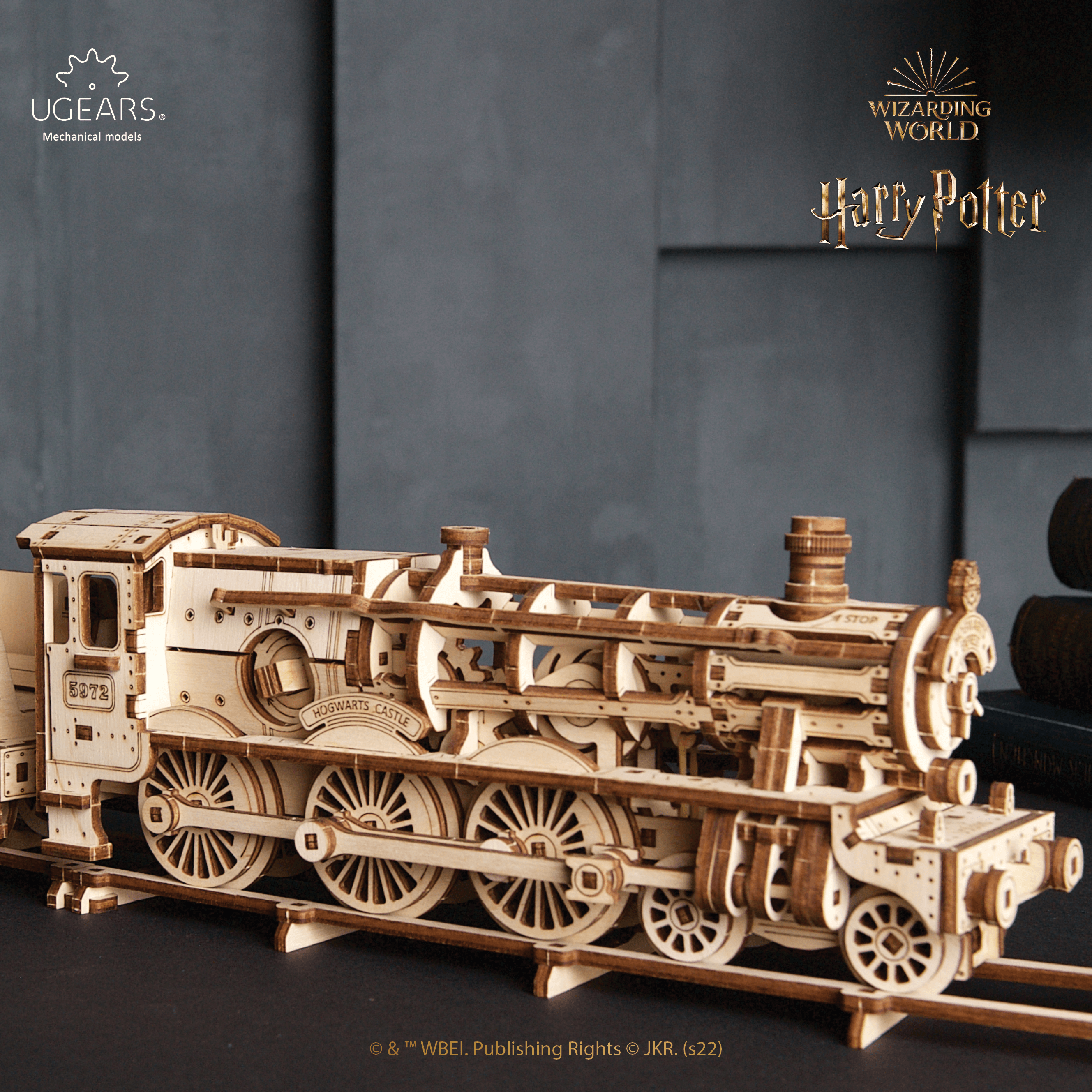 magicholz-mechanischer-bausatz-hogwarts-express-journey-holzmodell-starter-kit image 1