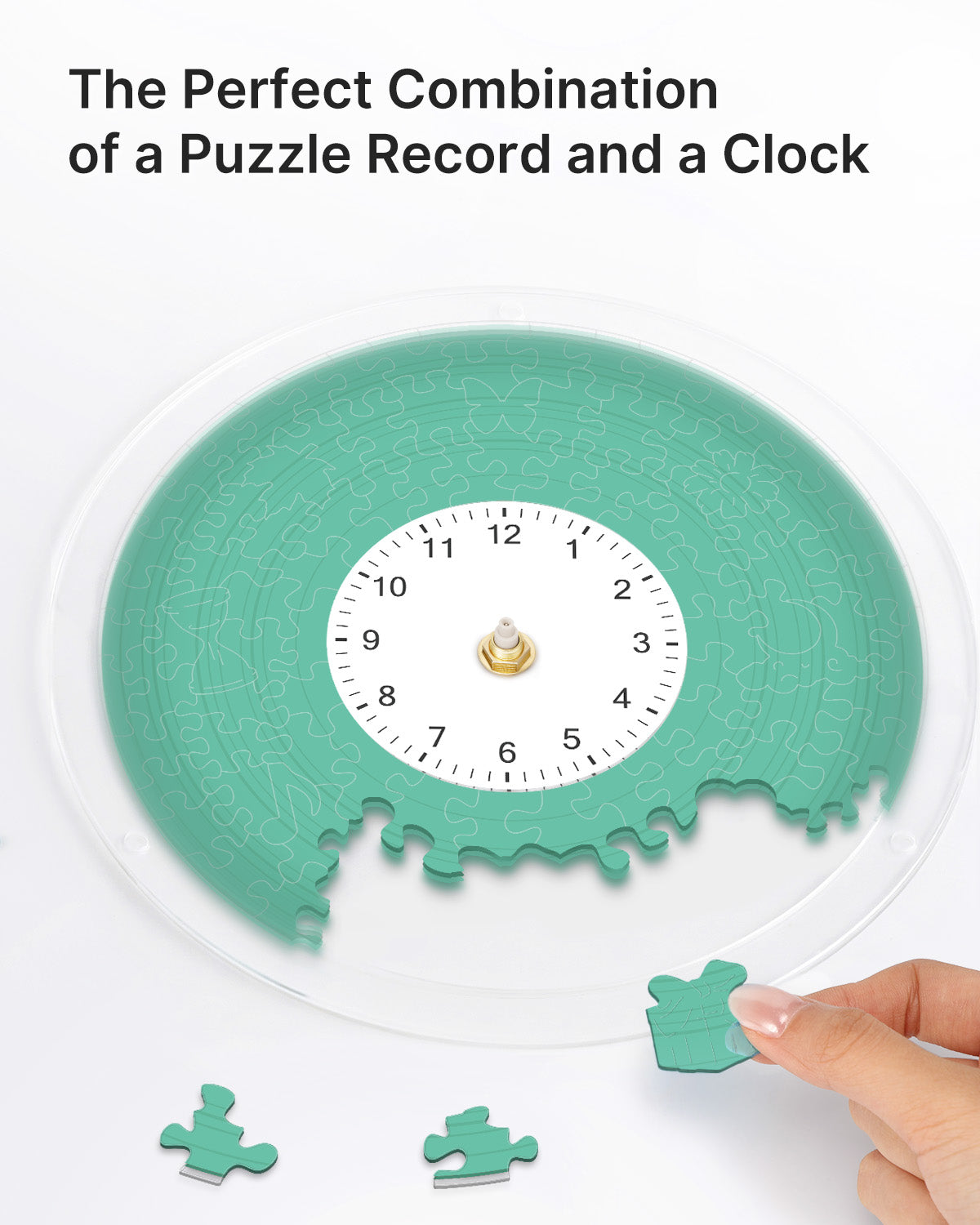 kaayee-clock-kit-fresh-green-puzzle-uhr-regular-size image 2