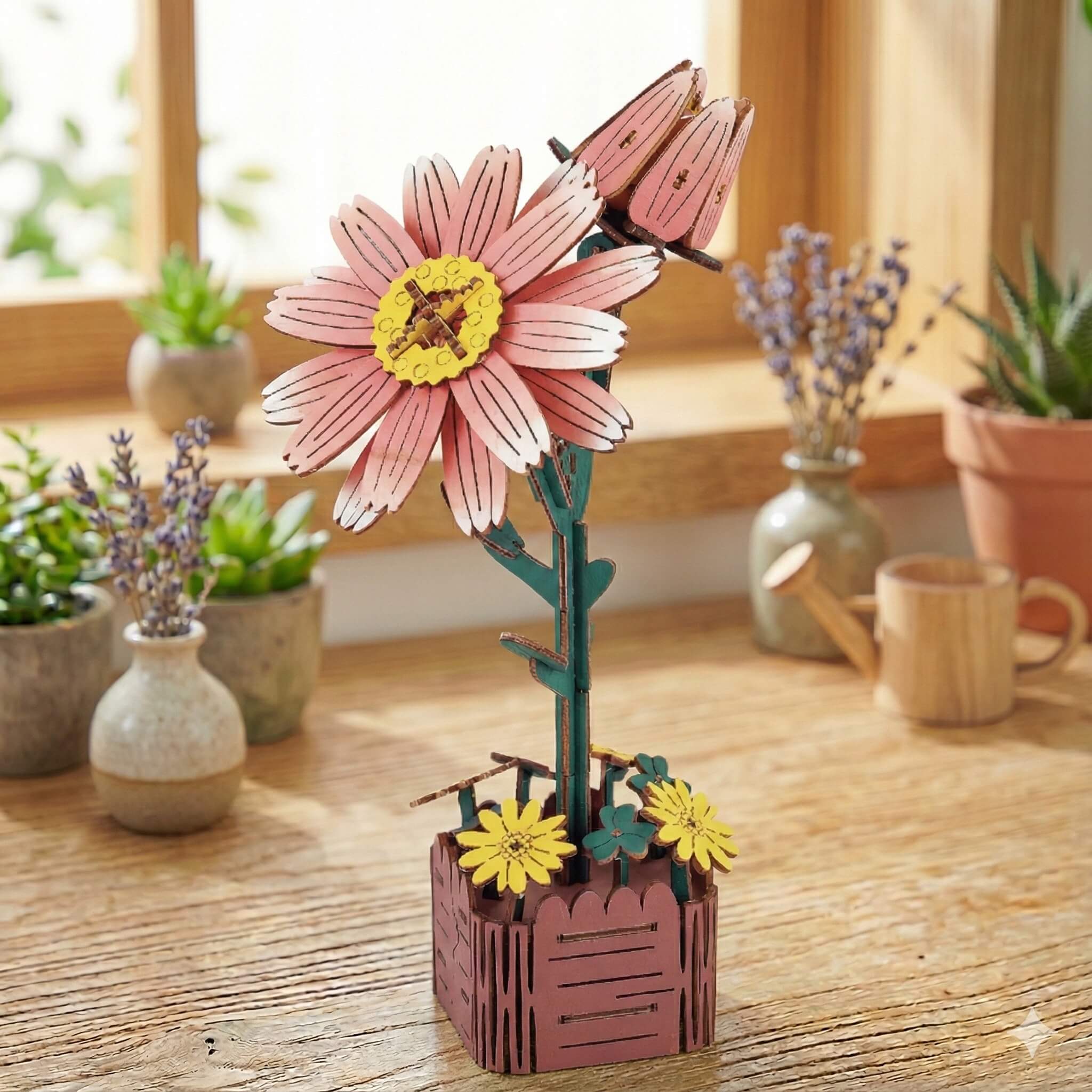 magicholz-holzblumen-zeitlose-blumen-holzblumen-rose-lilie image 5