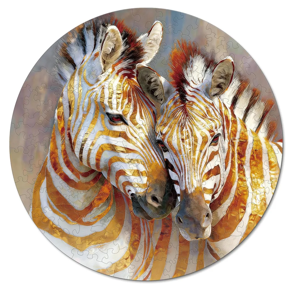 kaayee-wooden-puzzle-gilded-zebra-bond-holzpuzzle-medium-zebra image 1