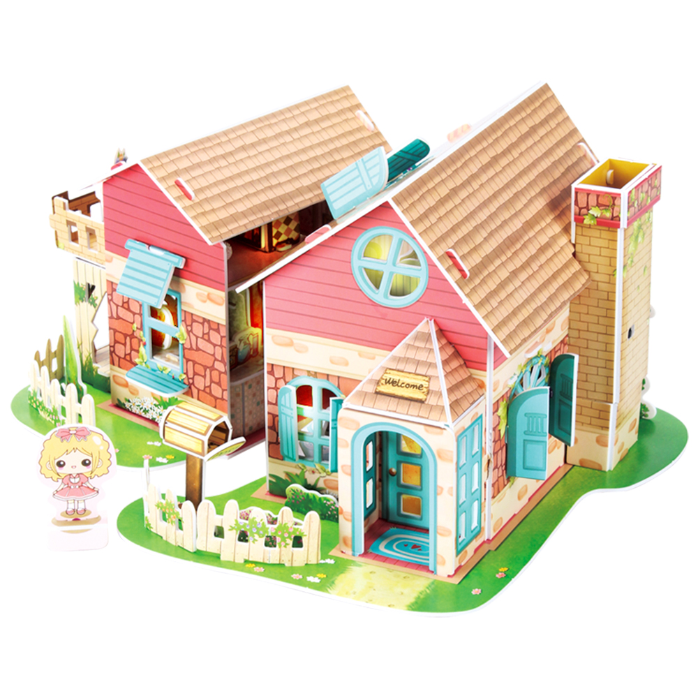 cubicfun-dollhouse-sweet-villa-p615h-3d-puzzle-puppenhaus image 2
