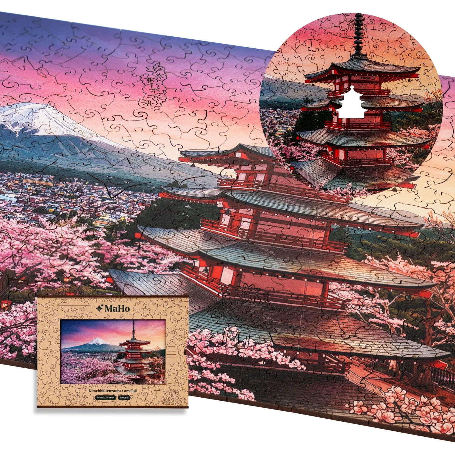 magicholz-holzpuzzle-kirschbl-tenzauber-am-fuji-500-teile image 7