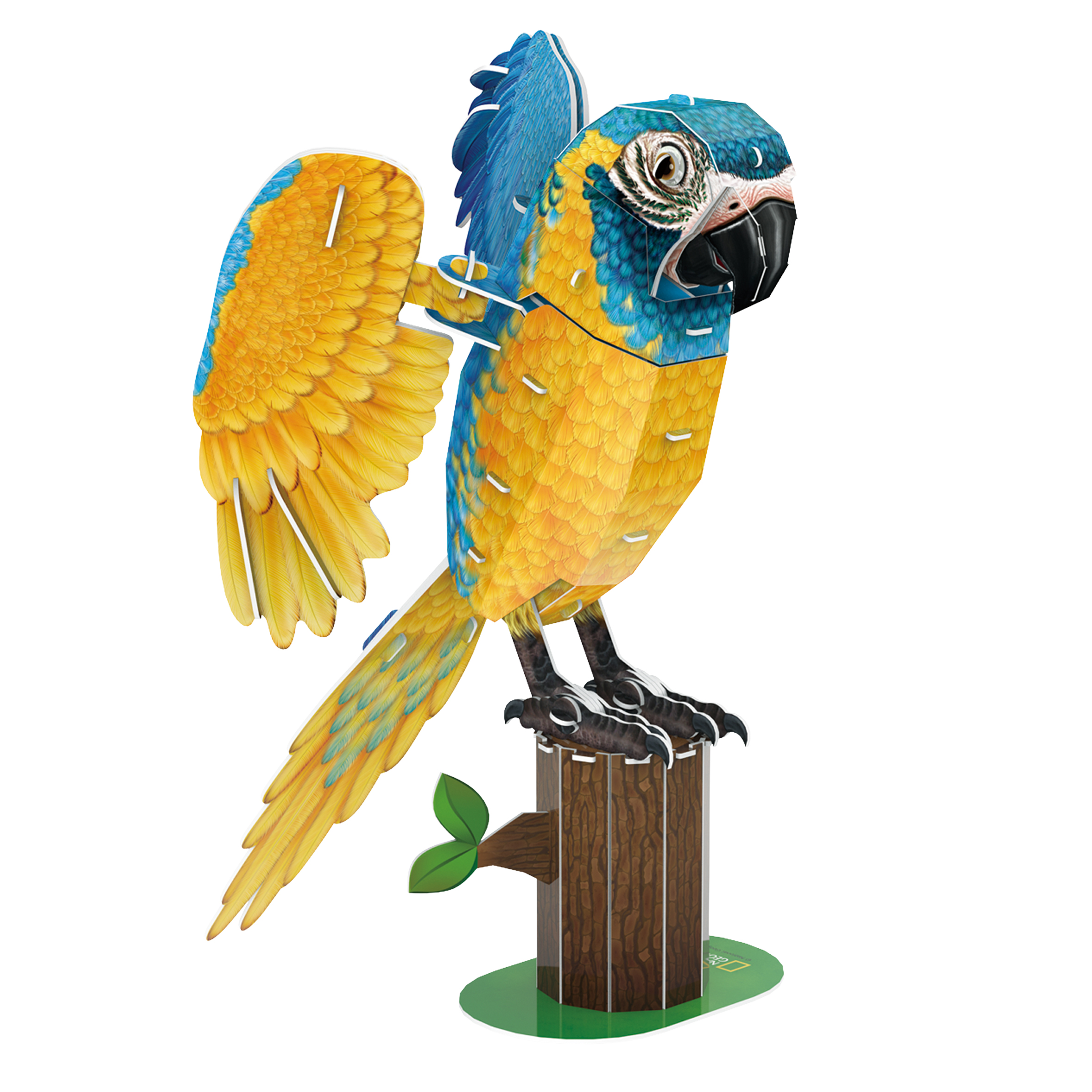 cubic-fun-ds1097h-blaukehl-ara-3d-puzzle-papagei-vogel image 2