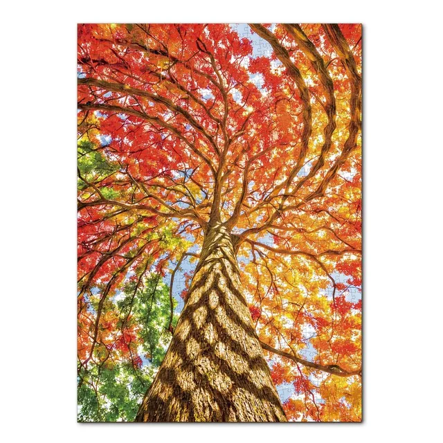 kaayee-geometric-tree-1-puzzle-1000-teile-eco-white-board-baum image 1