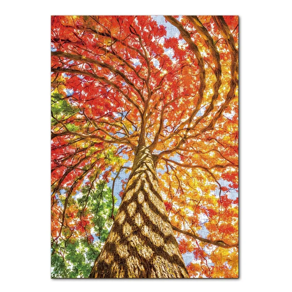 kaayee-geometric-tree-1-puzzle-1000-teile-eco-white-board-baum image 1