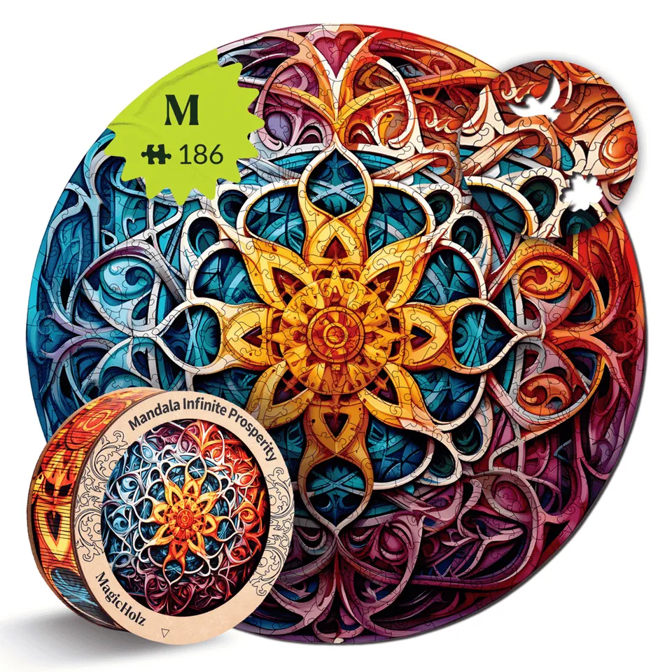 magicholz-unendlicher-reichtum-mandala-holzpuzzle-bunt image 1