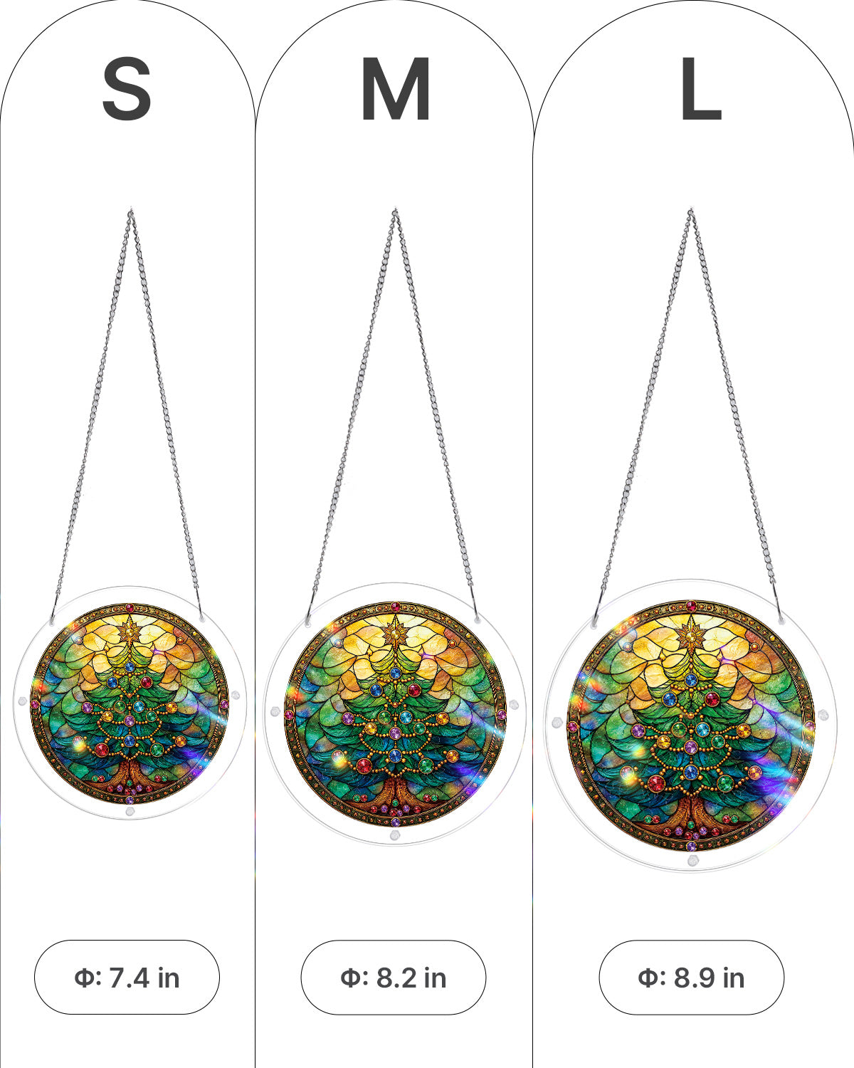 kaayee-suncatcher-puzzle-jeweled-christmas-tree-fensterbild-small image 5